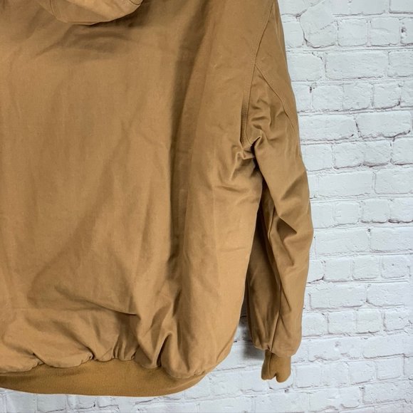 Wolverine Tan Houston Hooded Heavy Canvas Zip Quil - Picture 8 of 12